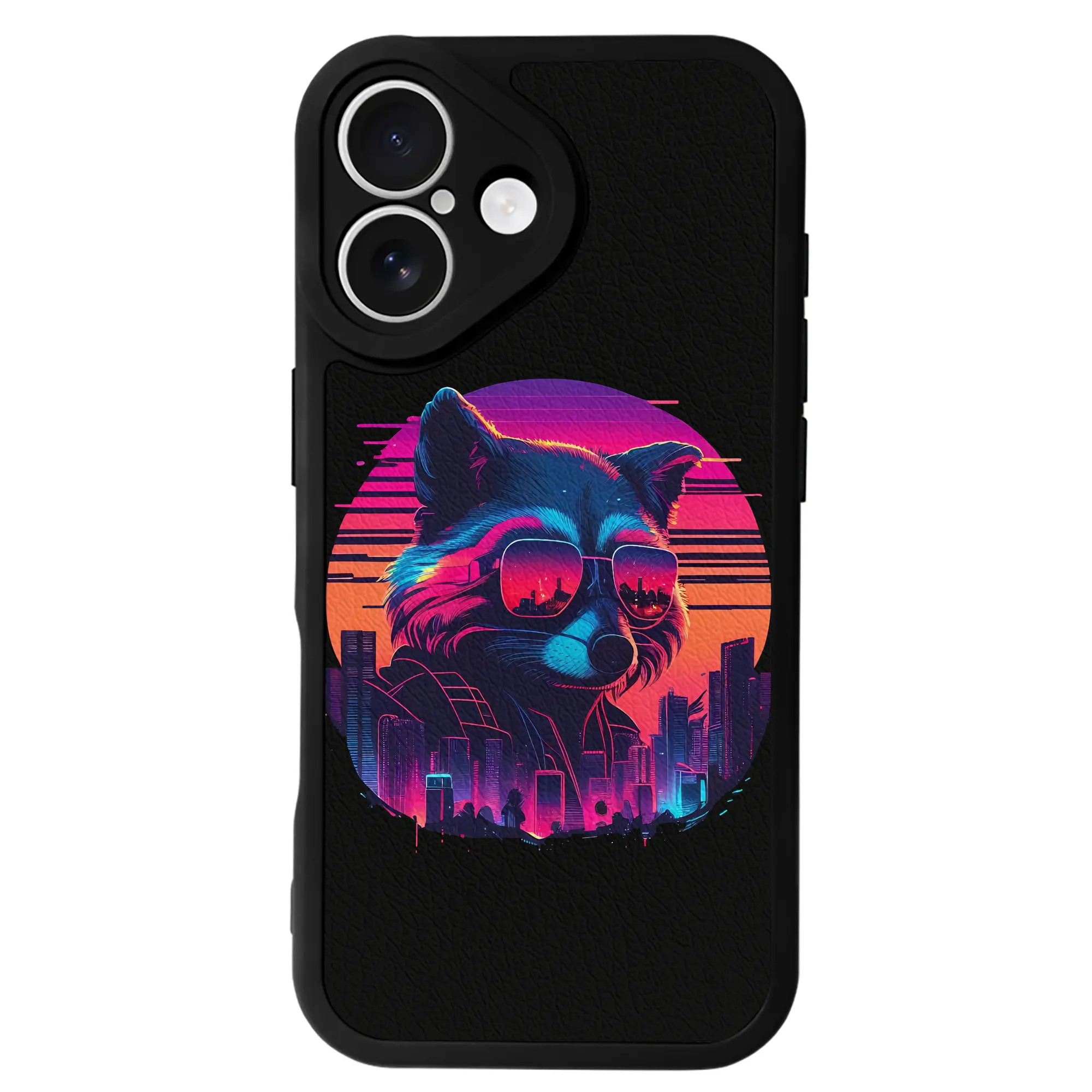 アベンジャーズ (Avenjāzu) グッズ ロケット(Roketto) - IPhone 16シリーズ対応 ・ シリコンスマホケース ・ レザー調 ・ 高精度フィット ・ 耐衝撃 ・ ワイヤレス充電対応 ・ 精密カット